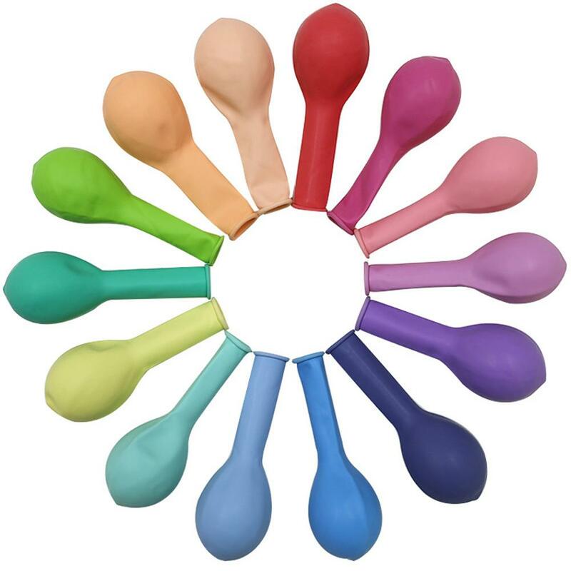100pcs 10 Inch Latex Balloon Thickened Multi-color Round Balloon For Birthday Wedding Party Decoration