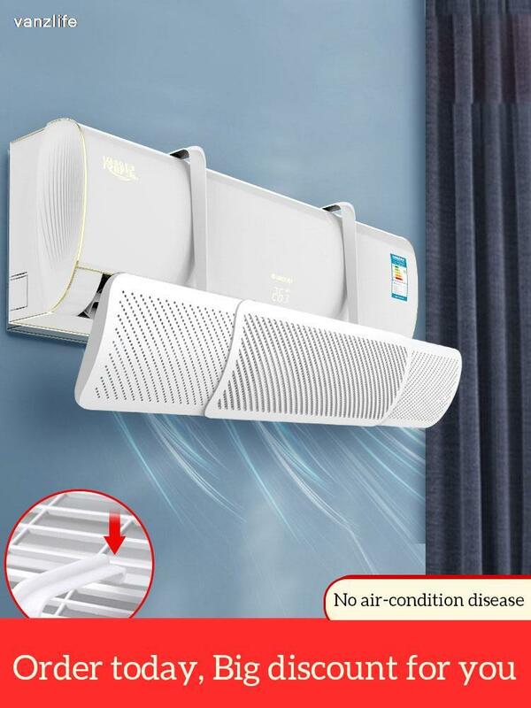 Parabrezza aria condizionata Anti-Direct Blowing universale antivento a parete presa d'aria deflettore confinamento guida aria fredda