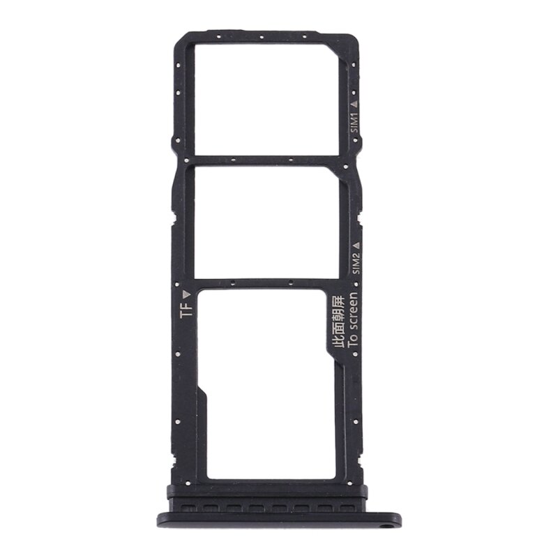 SIM Card Tray + SIM Card Tray + Micro SD Card Tray for Huawei Y7p SIM Card Holder Drawer Phone Replacement Part