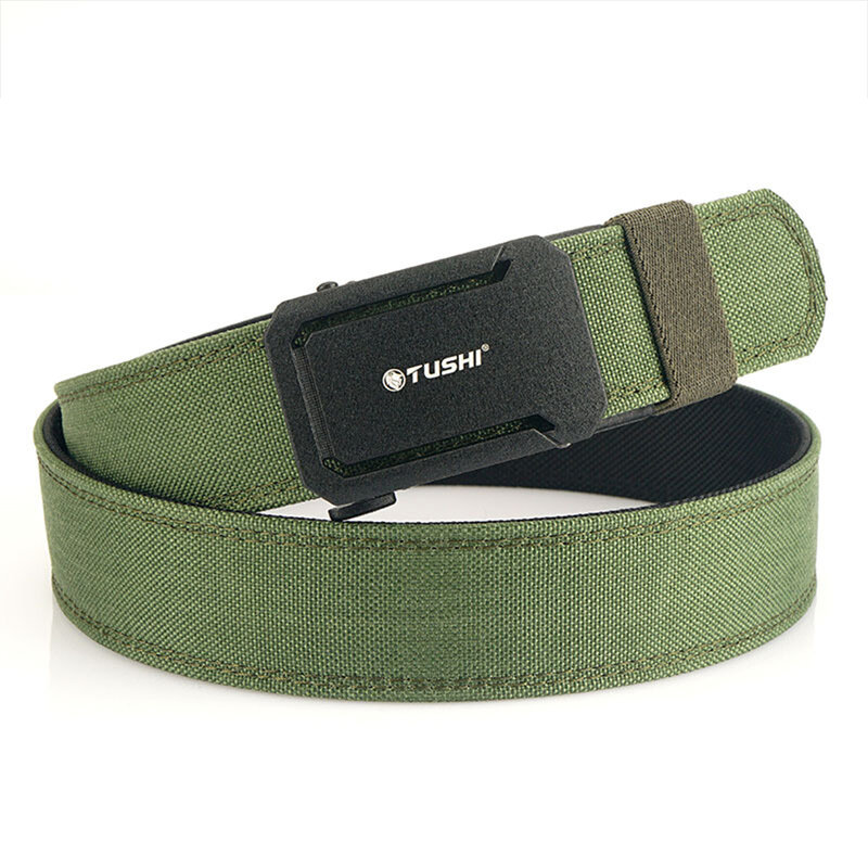 TUSHI Army Tactical Belt Quick Release Military Airsoft Training Molle Belt Outdoor Shooting Hiking Hunting Sports Belt