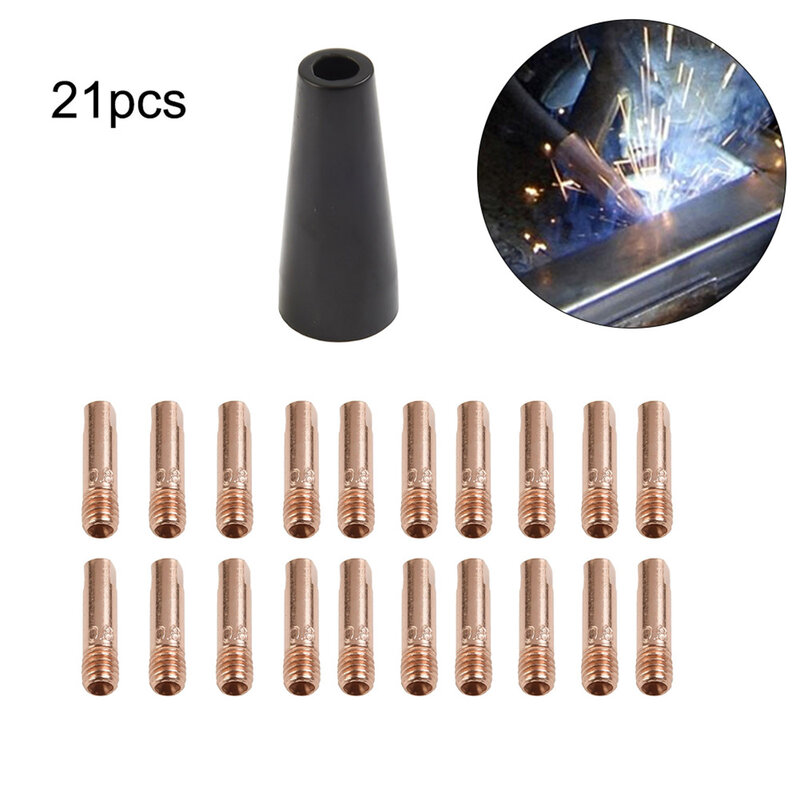 Gasless Flux Nozzle Tip 030/0.8 Mm Tip Brass/ABS FC90 MIG Accessories Nozzle Contact Tips Torch Welding Accessories