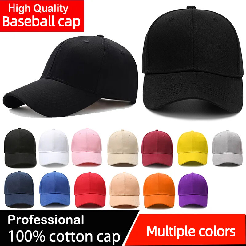 Custom Embroidered Baseball Caps For Men Woman Hat Custom Logo Men's cap Snapback Embroidery Print Text Design Trucker Mesh Hat
