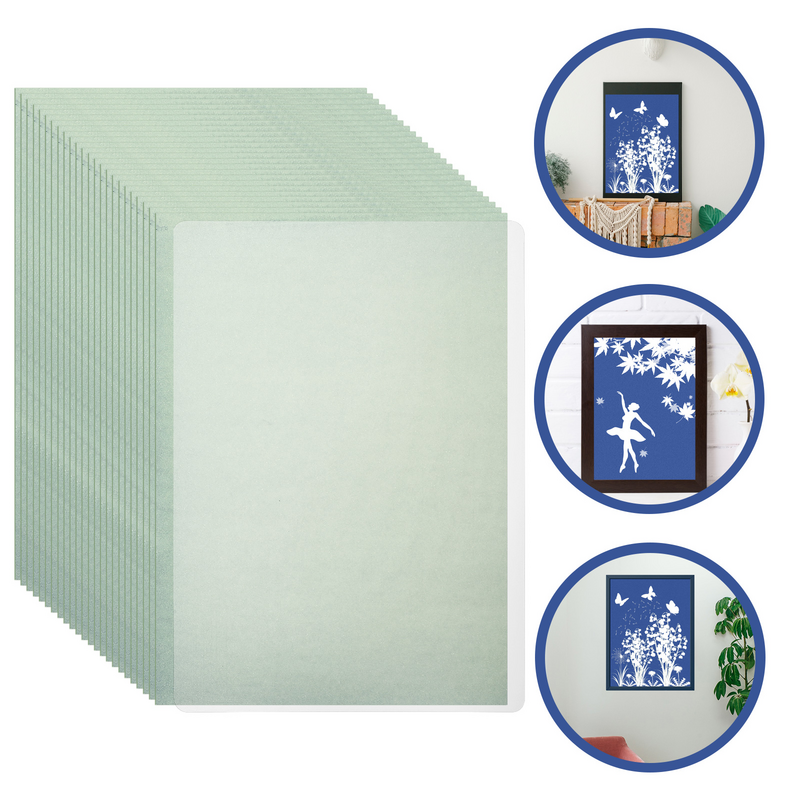 Cyanotype Printing Paper Sun Accessories Prints Natural Fiber Kit Child Solar Activated Paper
