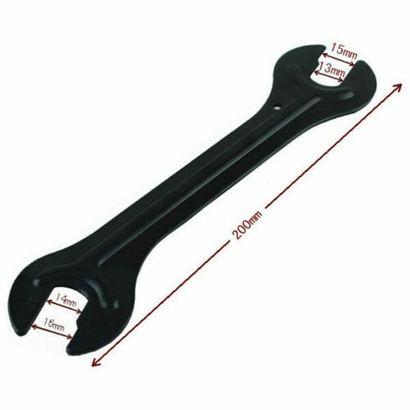 Herramienta de reparación de eje de bicicleta portátil, llave de extremo abierto, llave de cono de cubo, 13mm, 14mm, 15mm, 16mm