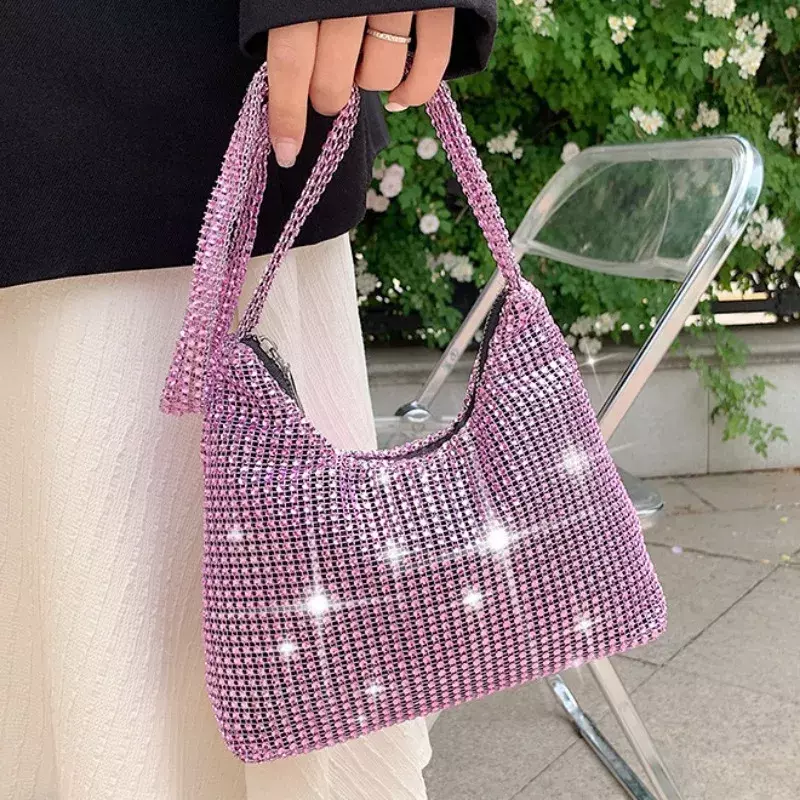 Модная блестящая женская сумочка, сверкающий вечерний клатч, сумка-тоут, сумки, роскошный дизайн, Повседневная сумка, женская сумка на плечо