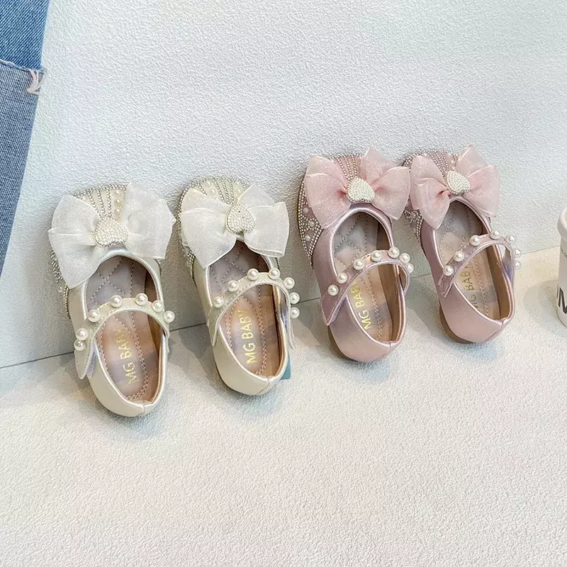 Chaussures de Princesse pour Fille, Souliers Astronomiques, Confortables, avec Strass, pour Performance, pour Étudiantes, Nouvelle Collection Printemps Automne, H997