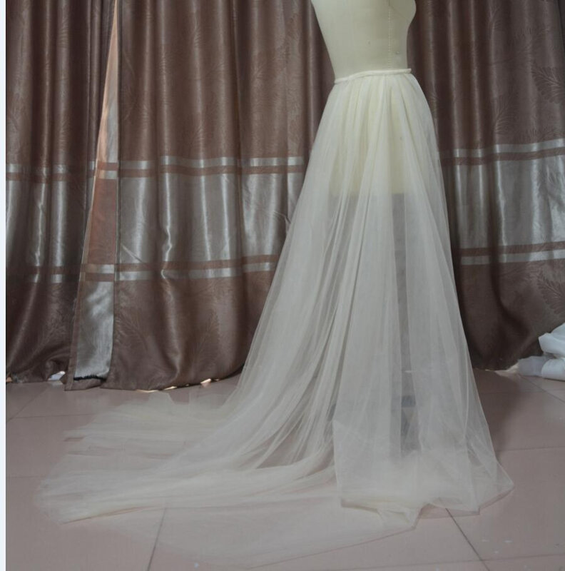 2 layer tulle detachable skirt-train, wedding skirt Tulle skirt bridal dress detachable train detachable skirt ball gown