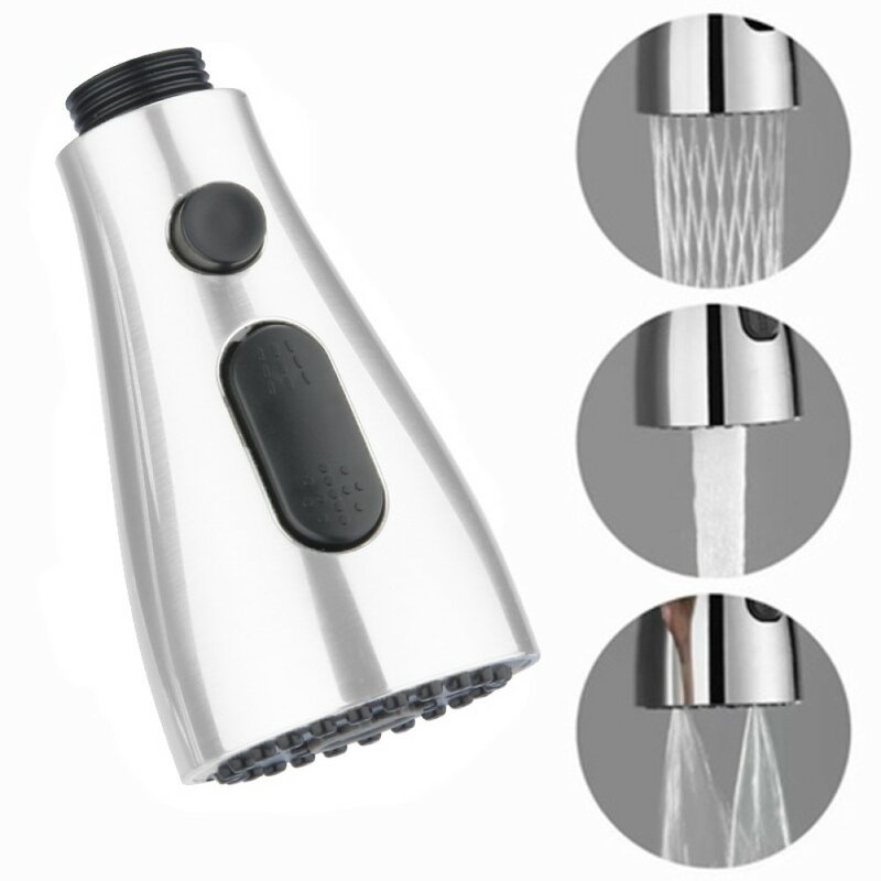 Kitchen Faucet Sprayer Head Replacement Spray Nozzle Kitchen Sink Tap Pull Down Faucet Sprayer Nozzle Universal Aerator Extender