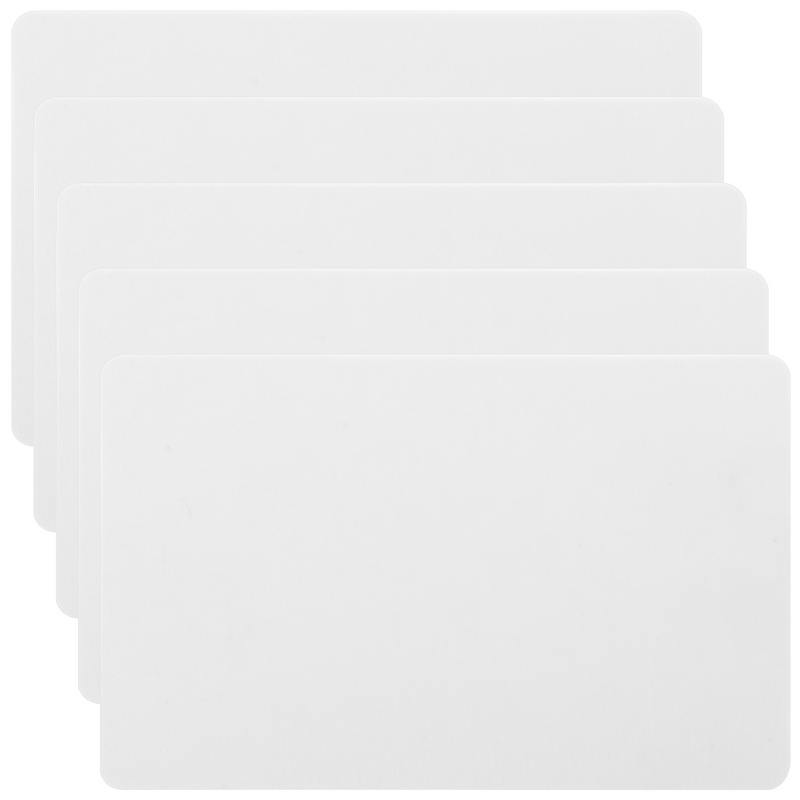 Tarjeta de limpieza de 5 piezas, limpiador de Terminal Pos, impresora en blanco, accesorio de limpieza de tarjetas