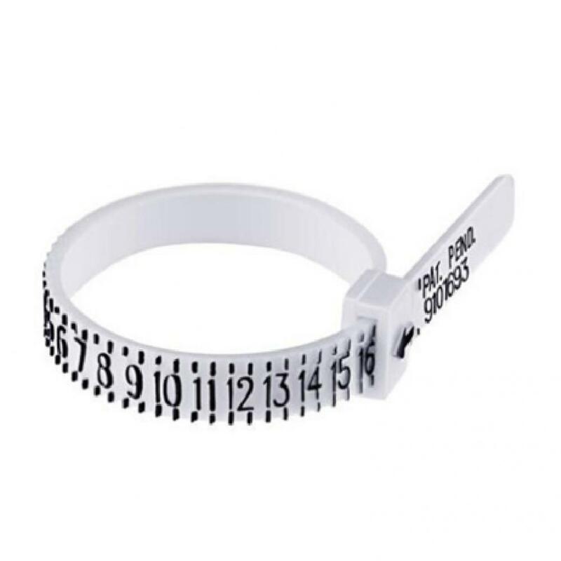 Herramienta de medición reutilizable para joyería, calibrador circular de anillo, tamaño de dedo para tienda