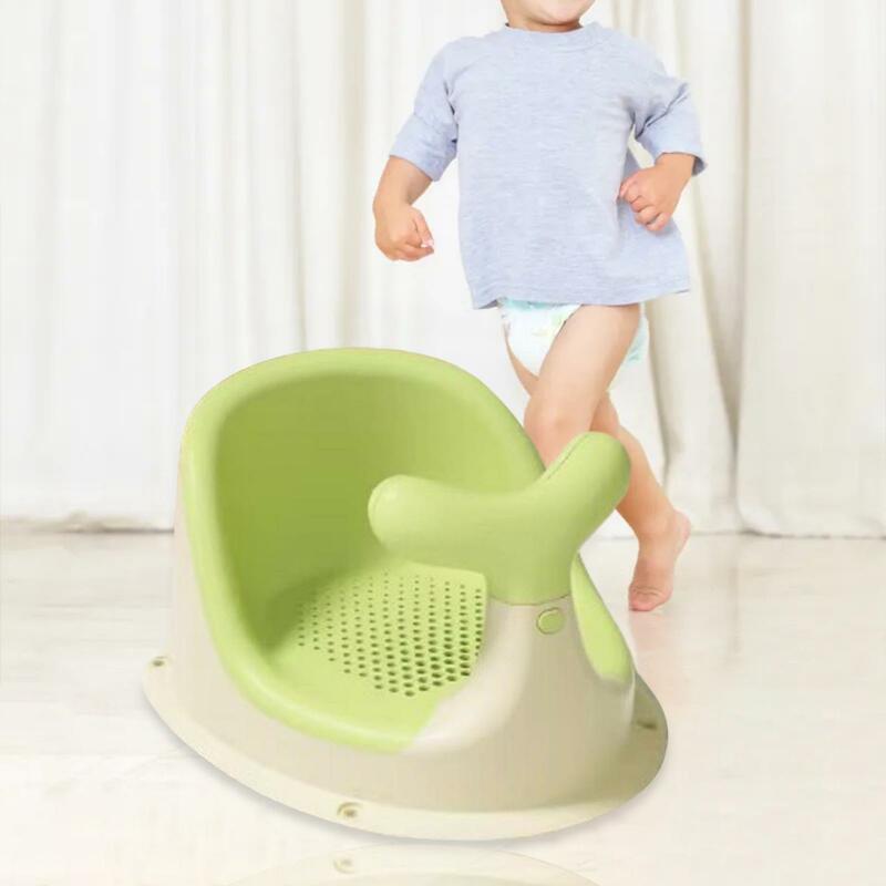 Silla de ducha para niños, Asiento de baño portátil, accesorios de baño para bebés