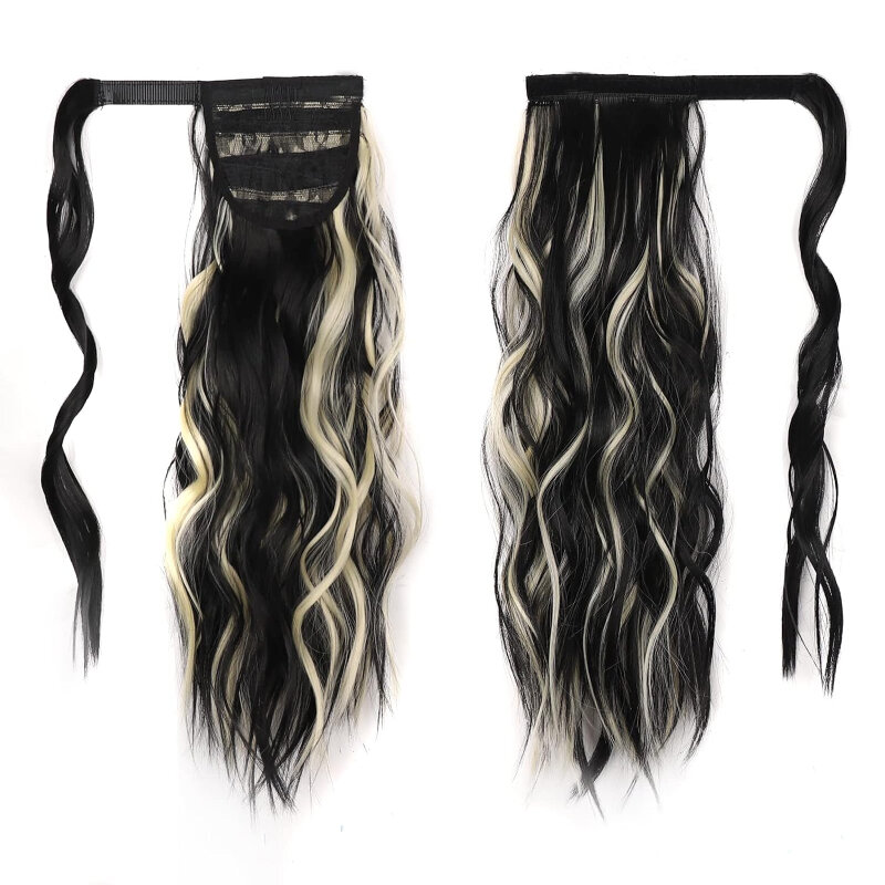 Один конский хвост за штуку длинный кудрявый парик конский хвост модные Выделенные волосы для наращивания персонализированные аксессуары для волос для женщин