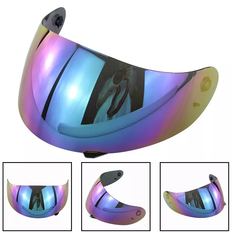 Capacete viseira para agv k3 k4 casco moto acessórios k3 escudo proteção uv k4 rosto cheio lente capacete à prova de vento lente acessórios