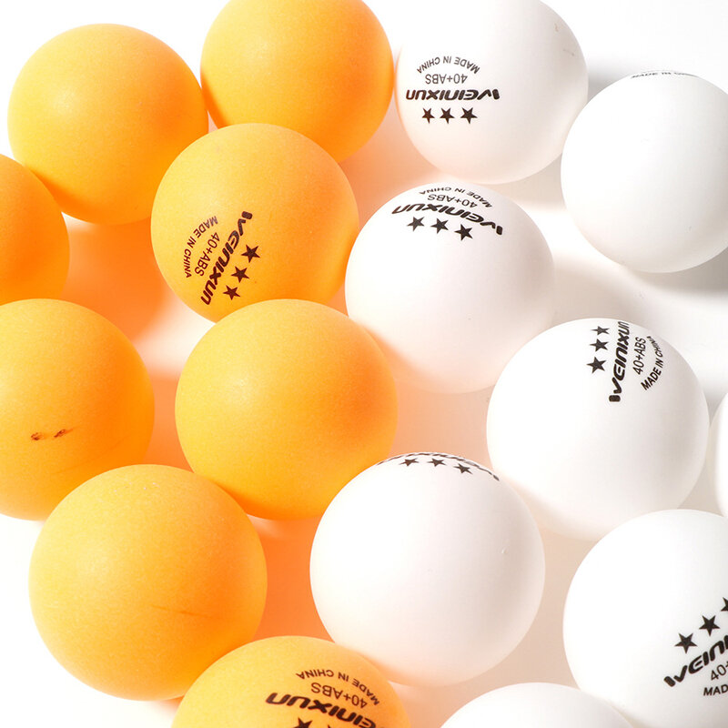 Профессиональные мячи для настольного тенниса 40 + ABS Training Высокоэластичный и прочный новый материал 60 шт. Эластичные прочные соревнования