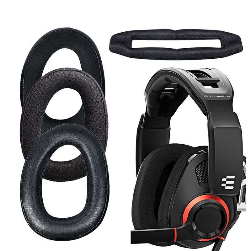 Bantalan Telinga Pengganti Bantalan Telinga Busa Bantal Cover untuk Sennheiser GSP 600 GSP600 GSP 500 Gaming Headphone Headset Earphone Kasus