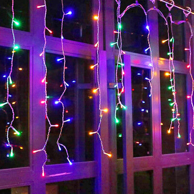 Luces LED de decoración navideña, luz estilo campana de alce para decoración interior, árboles de Navidad, tienda, restaurante, ventana, hogar