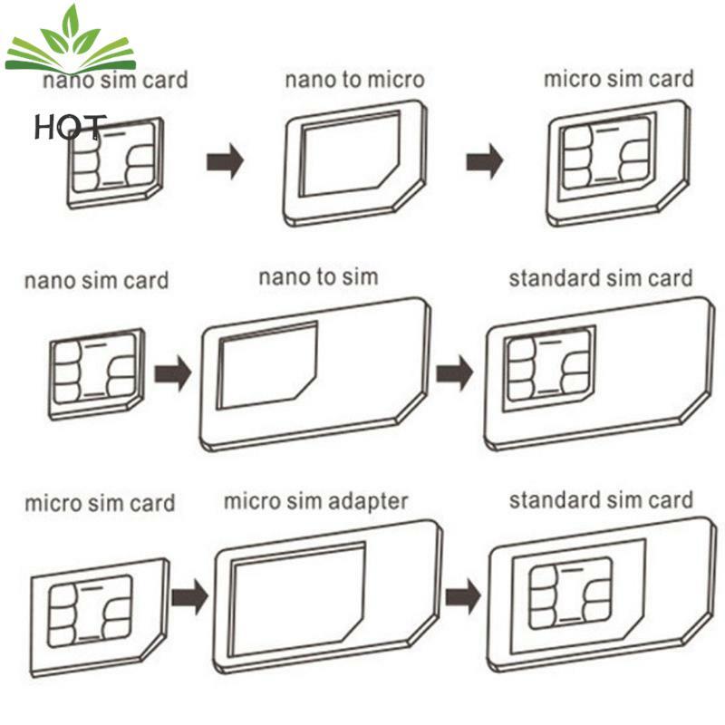 Kreditkarten größe Slim Sim Adapter Kit mit TF-Kartenleser & SIM-Karten fach Auswurf Pin SIM-Karten halter für iPhone Huawei Xiaomi