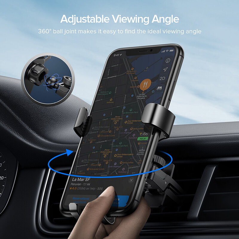 Telefoon Auto Houder Auto Mobiele Telefoon Rack Auto Navigatie Gps Stand Snap-On Universele Typefor Iphone 13 12 Xiaomi samsung Telefoon Stand