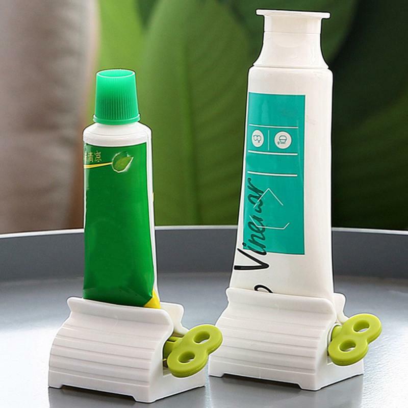 Dispensador exprimidor de pasta de dientes para niños, Clips de limpieza Facial, Ahorrador de tubo de pasta de dientes, soporte exprimidor, accesorios de baño