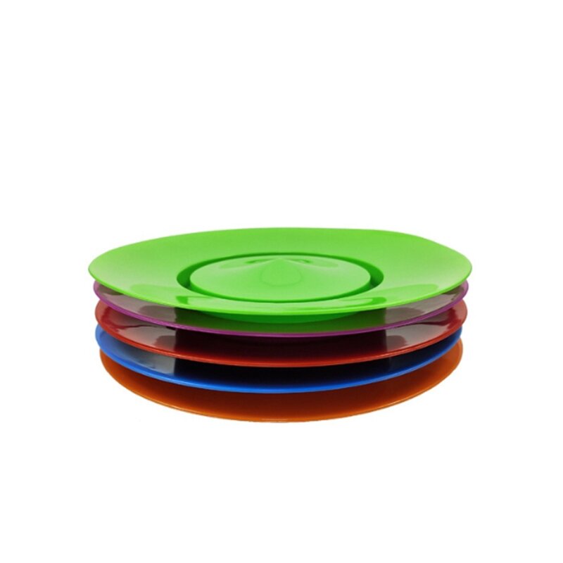 6 set piatto rotante in plastica puntelli da giocoleria strumenti per le prestazioni bambini bambini che praticano abilità di equilibrio giocattolo casa all'aperto