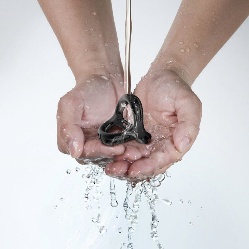 แหวนอวัยวะเพศชายซิลิโคนสำหรับผู้ชายการหลั่งน้ำเชื้อชะลอการหลั่งน้ำเชื้ออุปกรณ์ผู้ใหญ่เซ็กชั่นผู้ชาย