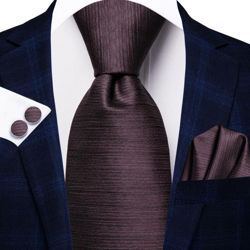 Silk Business Tie For Men Solid Green Mens Wedding Elegent Necktie Handky Cufflink Fashion Party Dropshiping Hi-Tie Designer