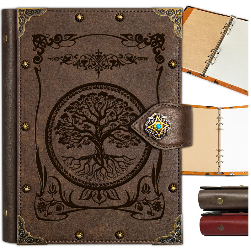 Cuaderno/Diario de árbol de la vida para Dungeons & Dragons/serie D & D, el mejor accesorio RPG para DMs y jugadores, regalos Nerdy