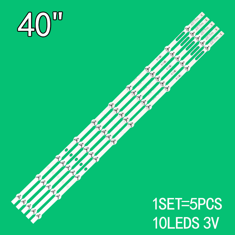 VES400QNSS-3D-U02 Strip LED tipe A/B untuk TX-40CX400B 40FA8500 40UA8900 40UB8600 40UA9300 40FA7100