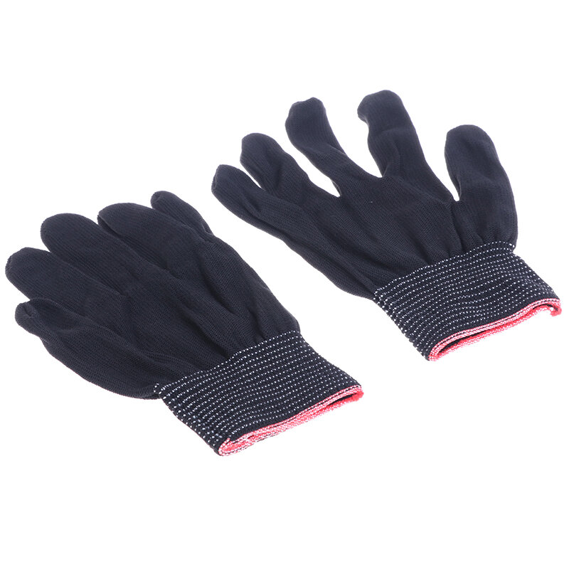 1 Paar schwarze anti statische Nylon handschuhe anti statische esd elektronische Arbeits handschuhe Arbeits schutz Nylon handschuhe