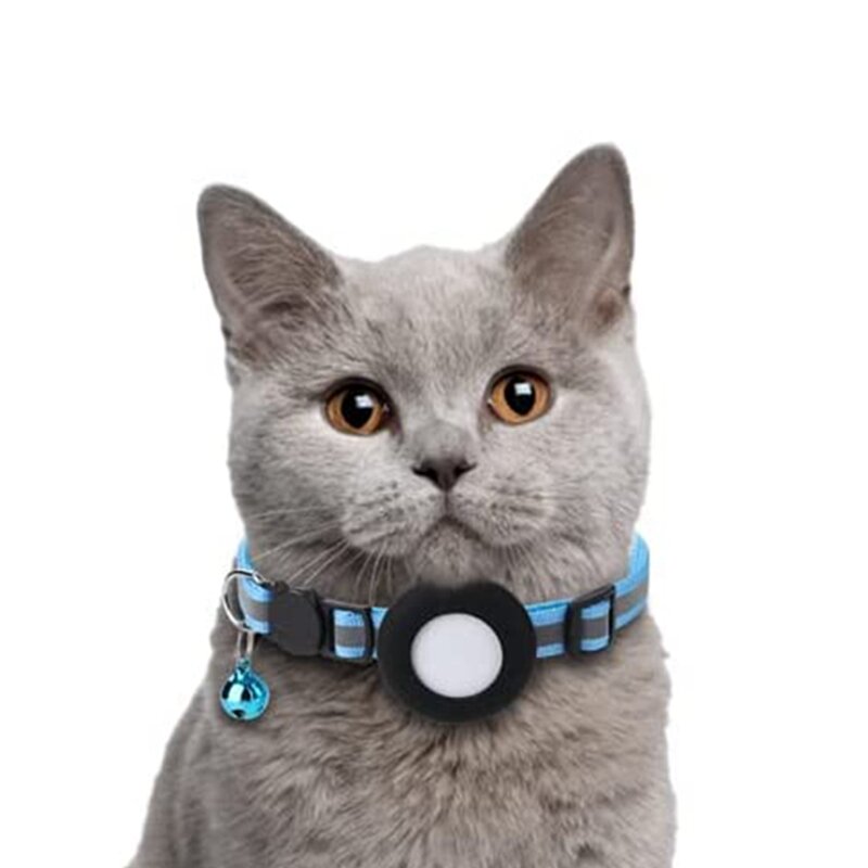 Держатель для ошейника для кошки, держатель для ошейника для кошки, совместимый с GPS-трекером Apple Airtag, 2 чехла в упаковке