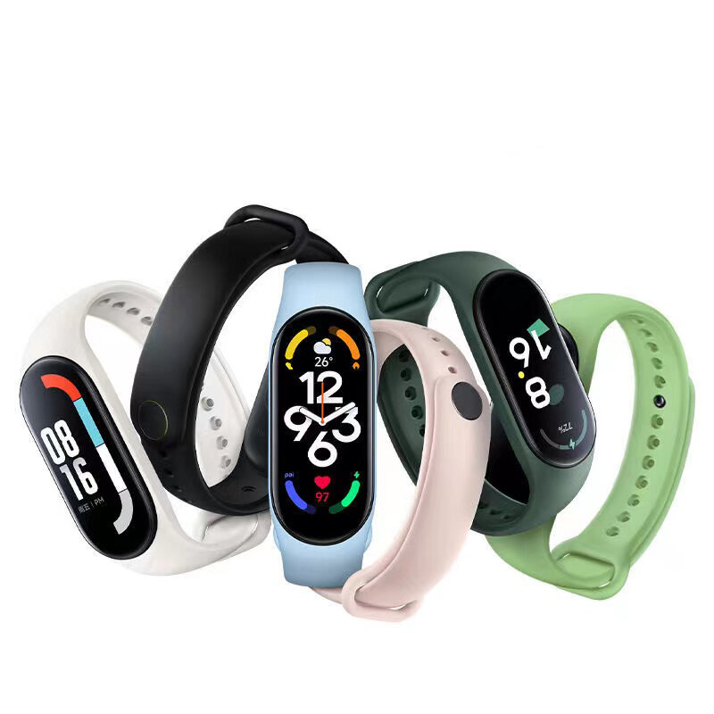 Bracelet de montre en silicone pour Xiaomi, Mi Band 4, Bracelet, NDavid Smartwatch, Correa, 7, 6, 5, 4, 3