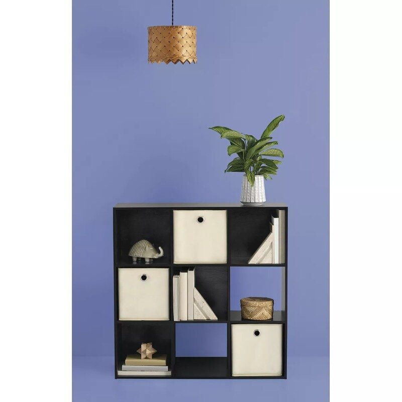 11" 9 Cube Organizer Shelf Bookshelf , Easy Assembly