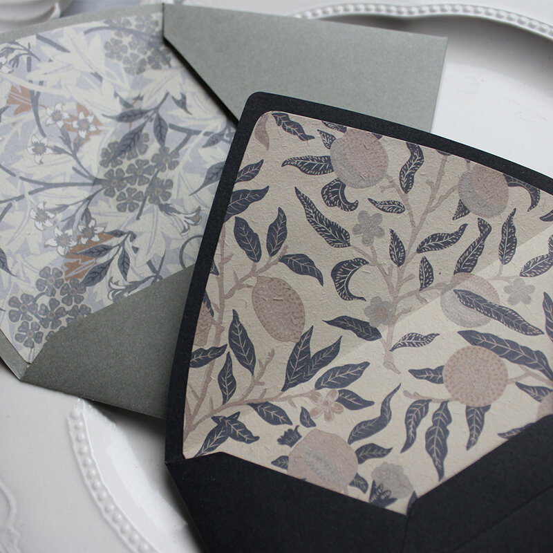 Креативные винтажные подарочные конверты, конверты с цветной подкладкой Morandi, конверты для свадебных приглашений 115 мм x 160 мм