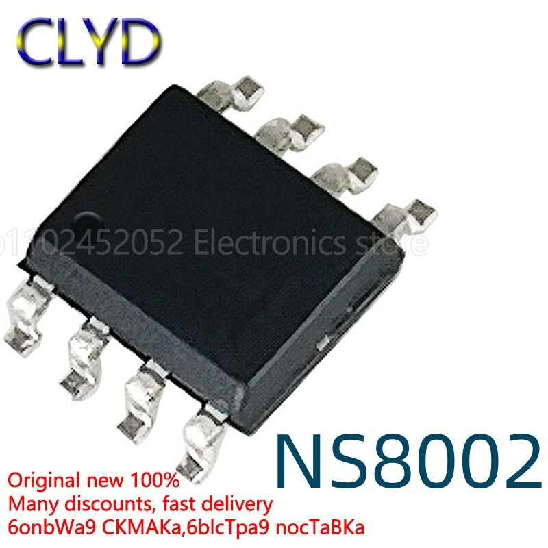 1 pçs/lote novo e original ns8002 chip sop8 amplificador de potência áudio ic