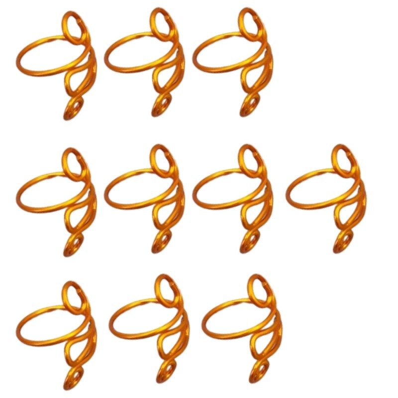 10 pçs anéis tensão crochê anéis companheiros ajustáveis ​​anéis controle tensão esquerda e direita para knitters