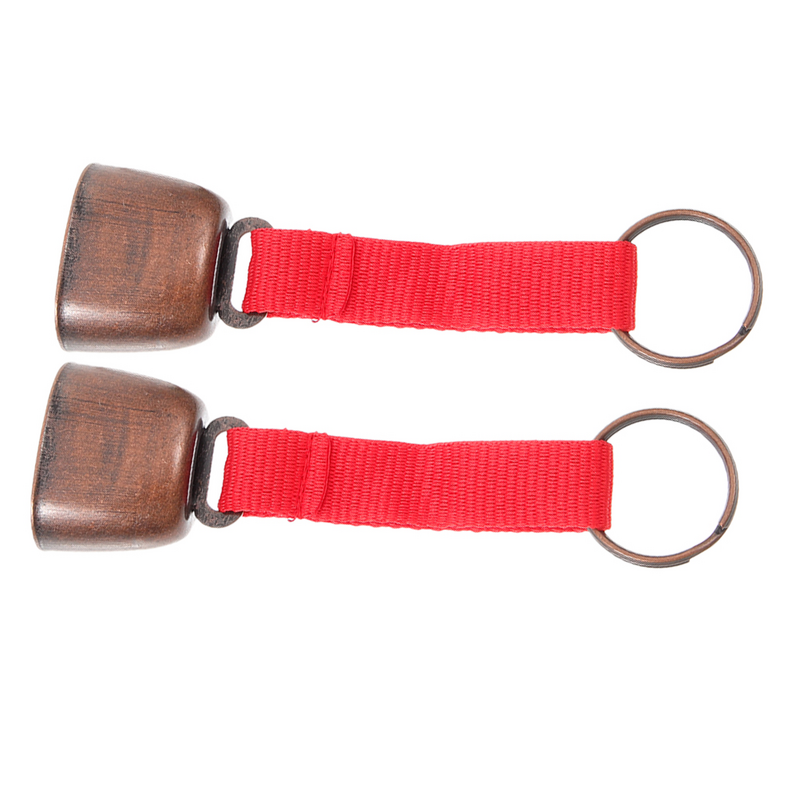 2 Pcs Outdoor Camping Accessories Accessories Hiking Bells for Vintage Metal Bear Cloth Hanging