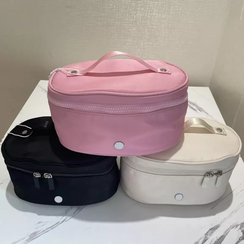 Fashion Oval Top-Access Kit High Quality Women Cosmetic Bag Casual Style BagsWaterproof Makeup Bags Travel Portable Gym bags