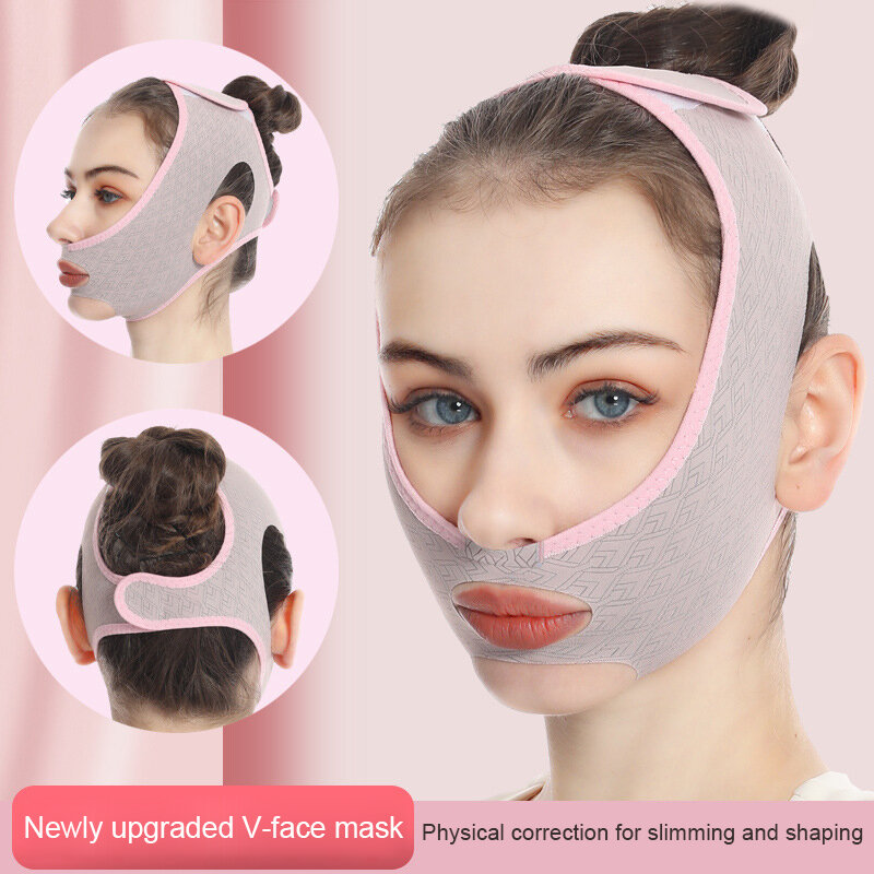 Nowy projekt maski podbródka V Line kształtujące maski na twarz rzeźbienie twarzy maska do spania twarz pasek wyszczuplający pas do liftingu twarzy