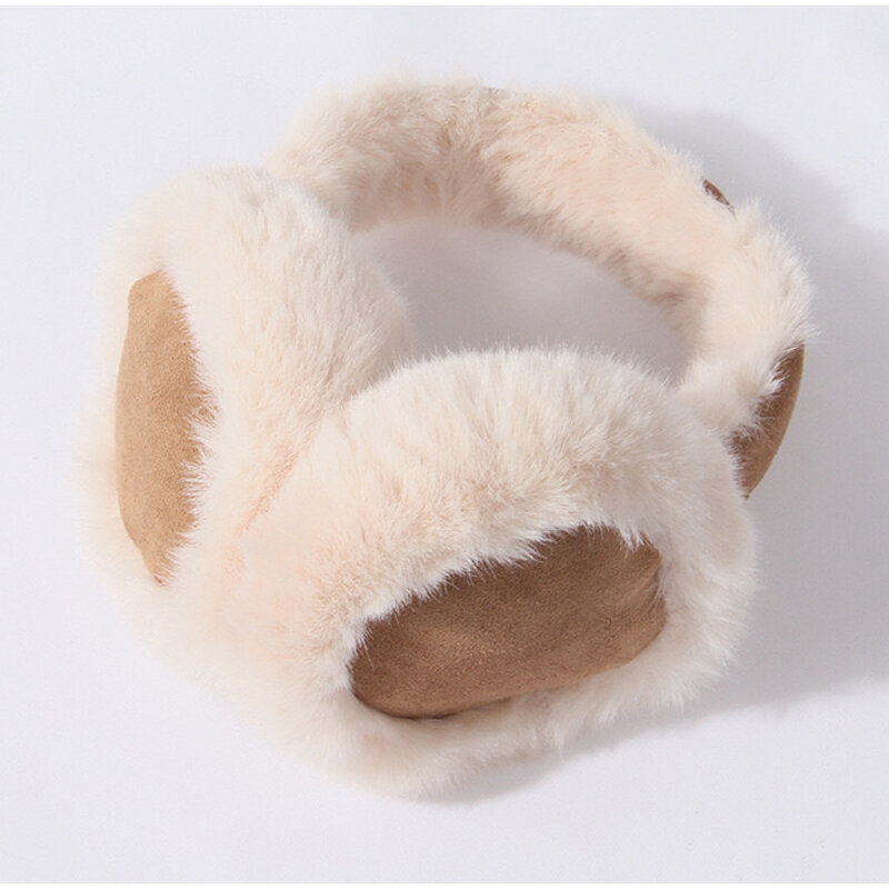 Soft Plush Ear Muffs Winter Women Winter Warm Foldable Ear Cover Men Fashion Cold Protection Ear Pads Windproof Outdoor