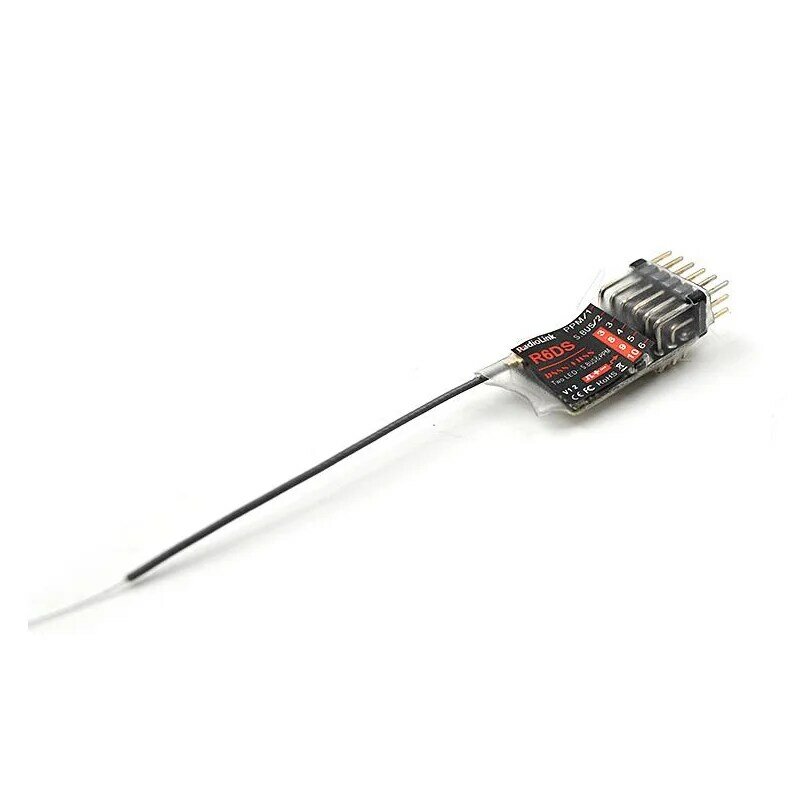 Radiolink 2.4G 6CH RadioLink R6DS ricevitore DSSS per AT9 AT9S AT10 II trasmettitore RC 2.4G ricevitore per modello RC aereo