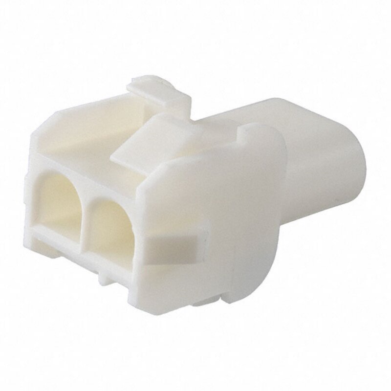 De Connectiviteit Auto Connector Shell Witte Afstand 6.35Mm 2P 350777-1