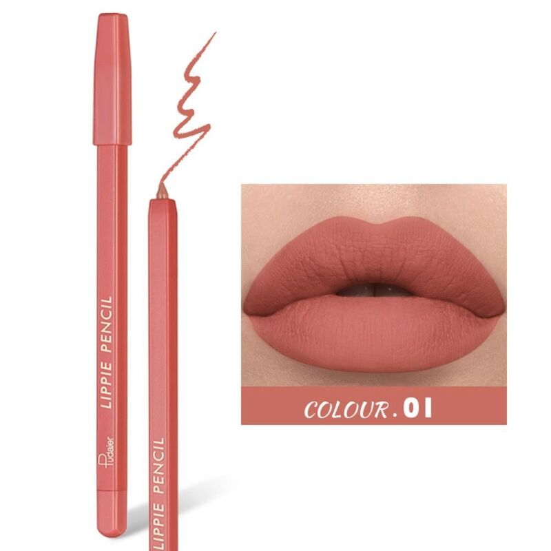 Smooth Nude Pink Lip Liner Lasting Waterproof 3D Lips Lipliner Contouring Moisturising Makeup Pen
