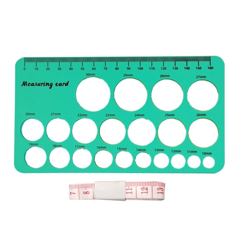 Breast Flange Measurement Tool Nipple Shield-Ruler Silicone Nipple Sizing Ruler with 21 Size Diameter