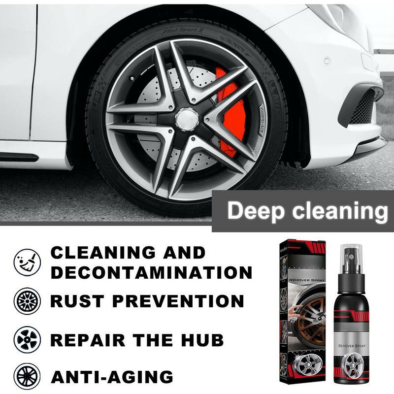 Rust Remover For Metal Iron Remover Car Detailing Safe Rust Remover Spray Fast Acting Wheel Hub Renewal Agent Rust Converter For