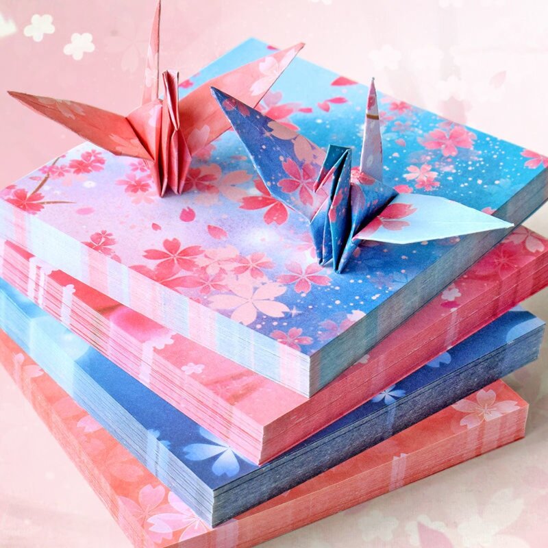 400 pz materiale artistico cielo stellato carta Origami fatti a mano Scrapbooking costellazioni Origami carta pieghevole Origami