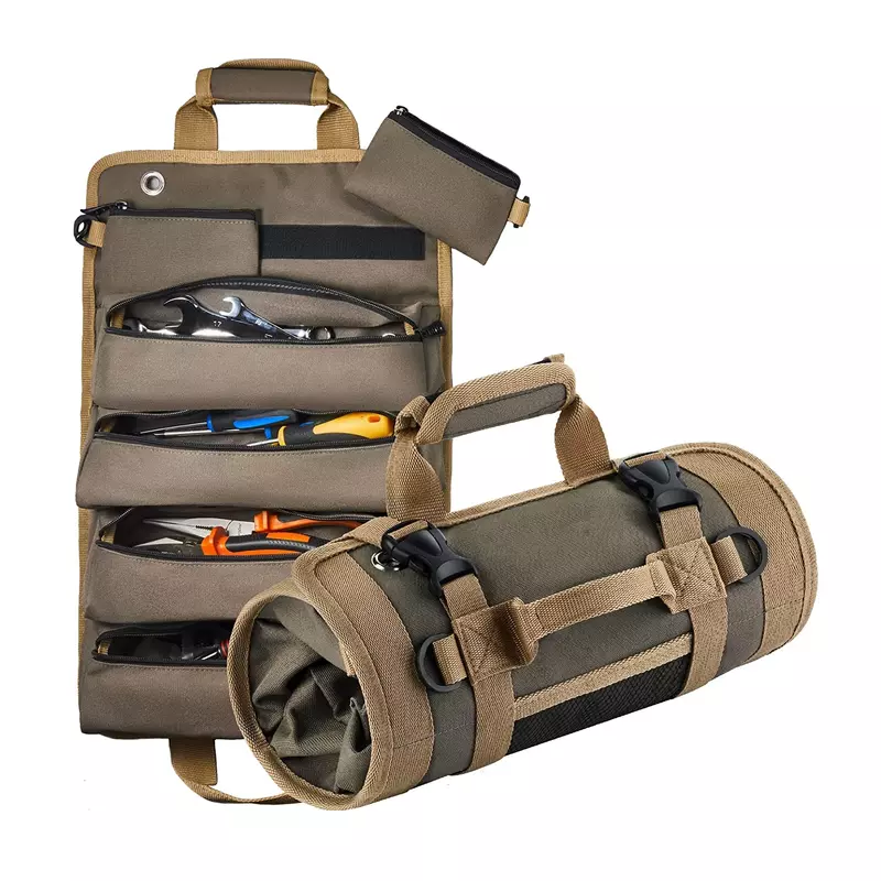 다목적 도구 가방 전문 멀티 포켓 하드웨어 도구 파우치 롤업 휴대용 소형 도구 정리 가방, 고품질