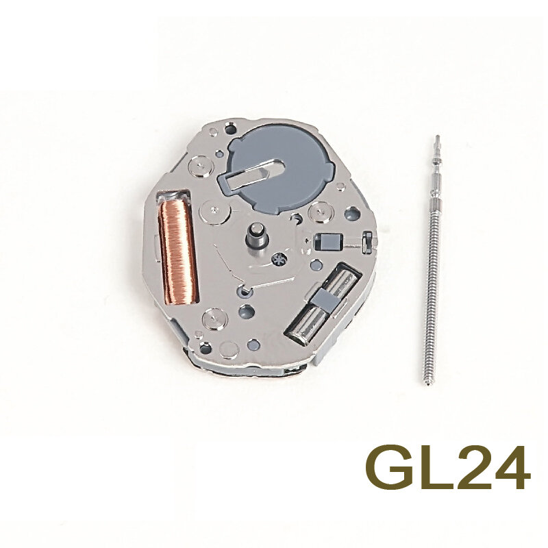 Brand new electronic GL24 movement 2 hands instead of GL26 movement watch parts