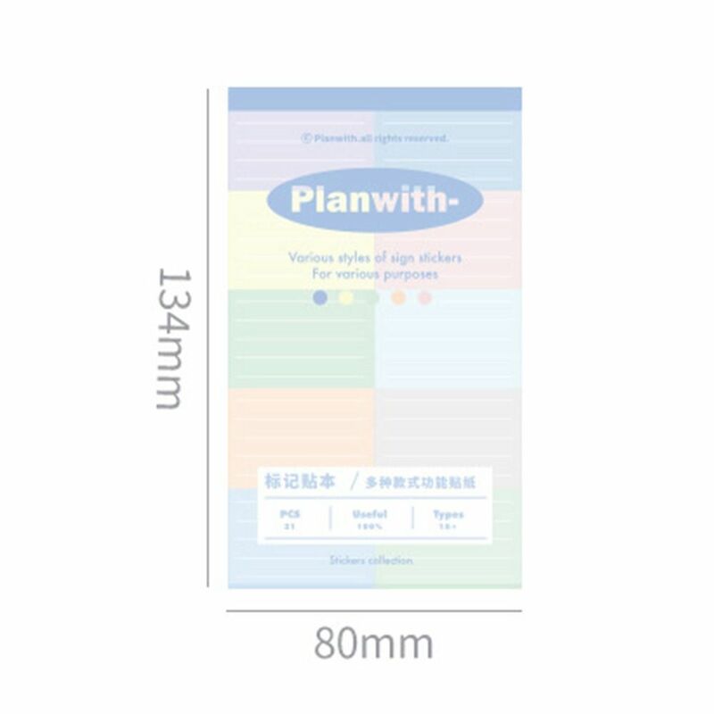 Stationery DIY Craft Decoration To Do List Labels Tagging Stickers Label Bookmark Index Stickers Sticky Notes Reading Labels