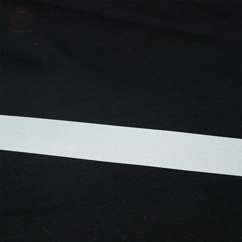 2,5 cm Reflektierende Streifen Hohe Sichtbarkeit Reflektor Polyester Stoff Bekleidungs Zubehör DIY Nähen Auf Kleidung 10meter