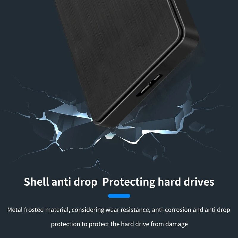 กล่องใส่ฮาร์ดดิสก์ภายนอกสำหรับพีซีแล็ปท็อปมาร์ทโฟนพีซี USB 3.0ถึง2.5นิ้วอะแดปเตอร์ HDD SSD กล่องฮาร์ดดิสก์5Gbps